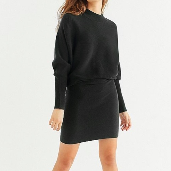 Just Female Dresses & Skirts - Just Female Home Knit Sweater Dress Black 
Small